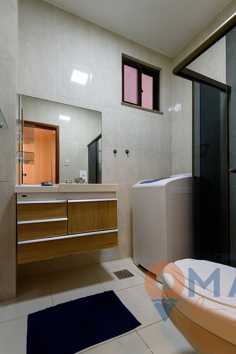 Quarto e Sala a 200m da Praia | FM 144/407