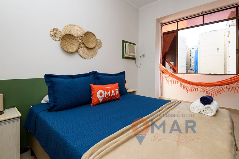 Quarto e Sala a 200m da Praia | FM 144/407