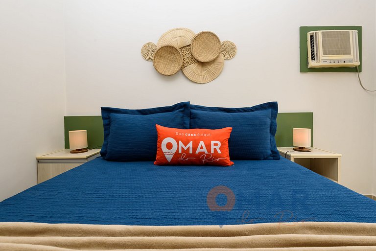 Quarto e Sala a 200m da Praia | FM 144/407