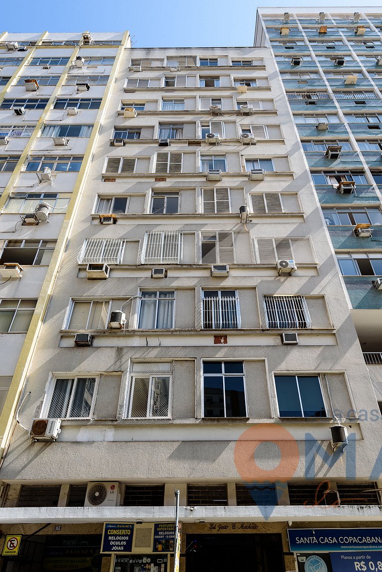 Charme Carioca: 1Qto a 190m da Praia | DU 183/706