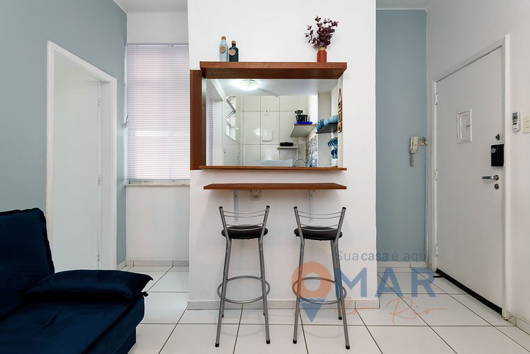 Quarto & Sala a 180m da Praia | PJ 150/603