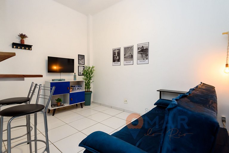 Quarto & Sala a 180m da Praia | PJ 150/603