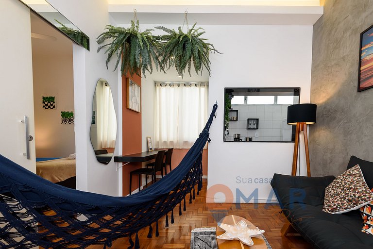 Quarto&Sala a 300m da praia de Ipanema | JG 15/505