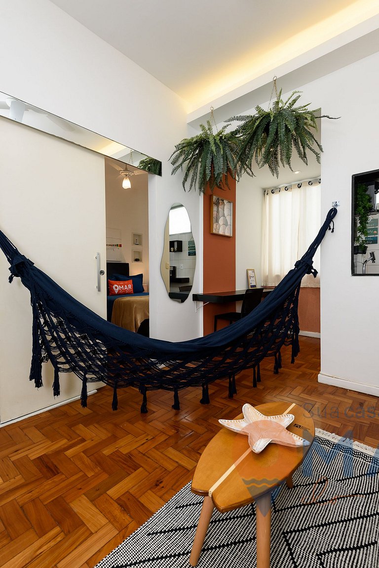 Quarto&Sala a 300m da praia de Ipanema | JG 15/505