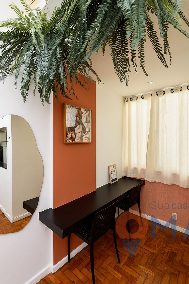 Quarto&Sala a 300m da praia de Ipanema | JG 15/505