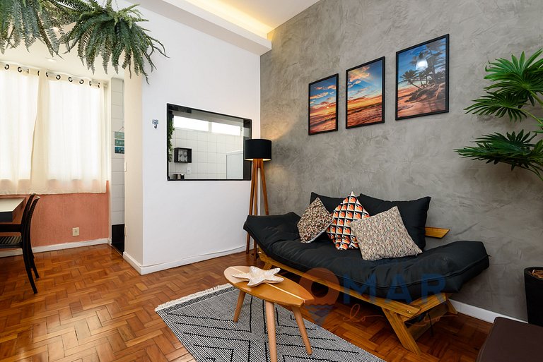 Quarto&Sala a 300m da praia de Ipanema | JG 15/505