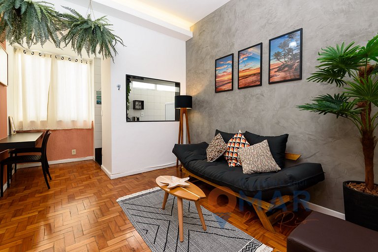 Quarto&Sala a 300m da praia de Ipanema | JG 15/505