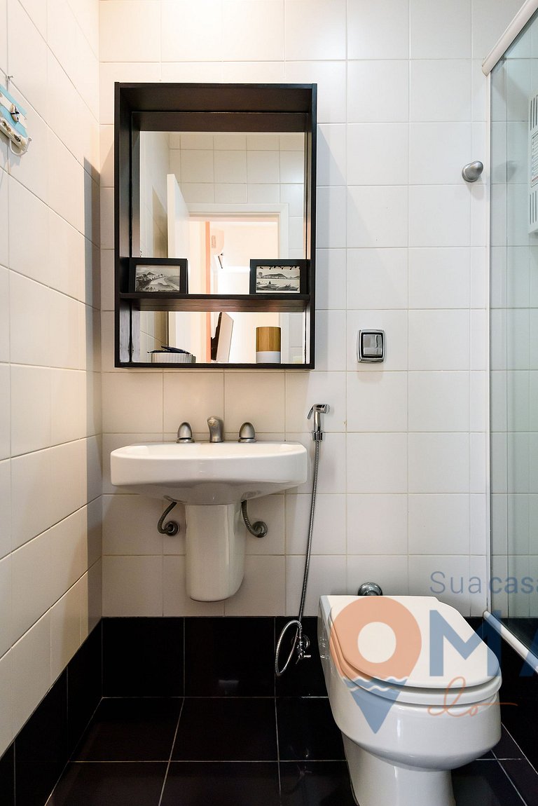 Quarto&Sala a 300m da praia de Ipanema | JG 15/505