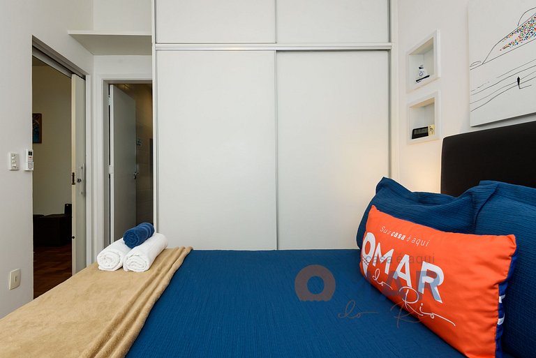 Quarto&Sala a 300m da praia de Ipanema | JG 15/505