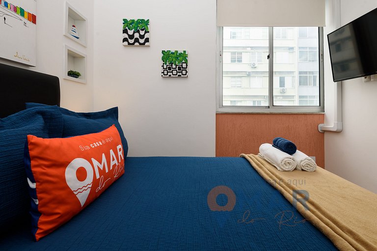 Quarto&Sala a 300m da praia de Ipanema | JG 15/505
