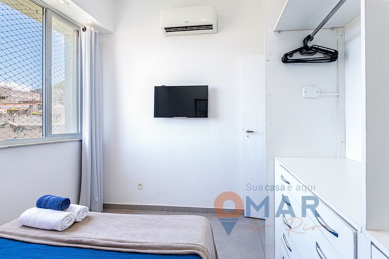 Apto de 2 hab a 240m de la playa de Copacabana | RP 186/702