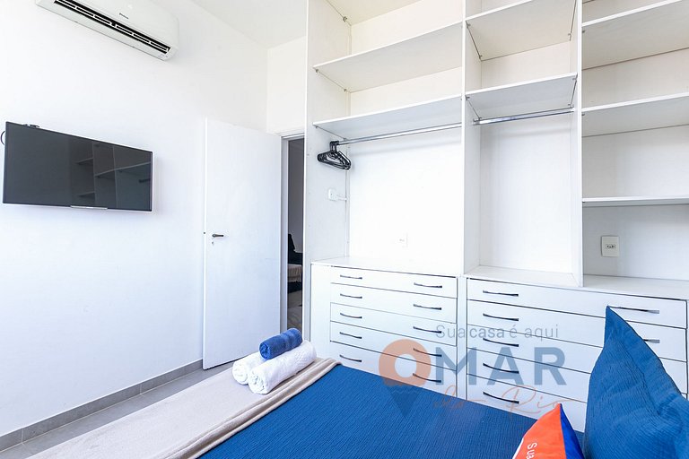 Apê com 2Qtos a 240m da Praia de Copacabana | RP 186/1002
