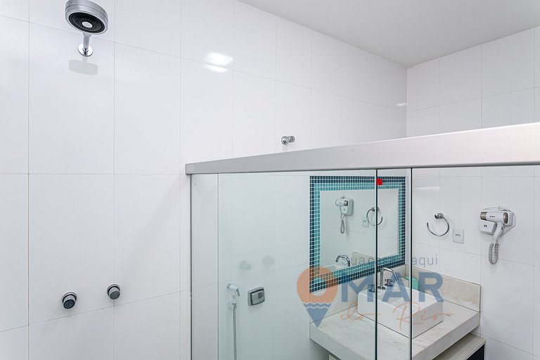 Apê com 2Qtos a 240m da Praia de Copacabana | RP 186/1002