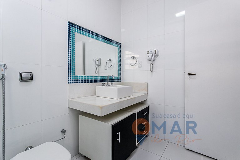 Apê com 2Qtos a 240m da Praia de Copacabana | RP 186/1002