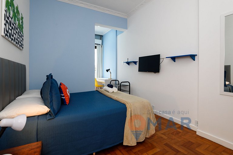 Apartamento a 300m da Praia de Ipanema | VP318/404