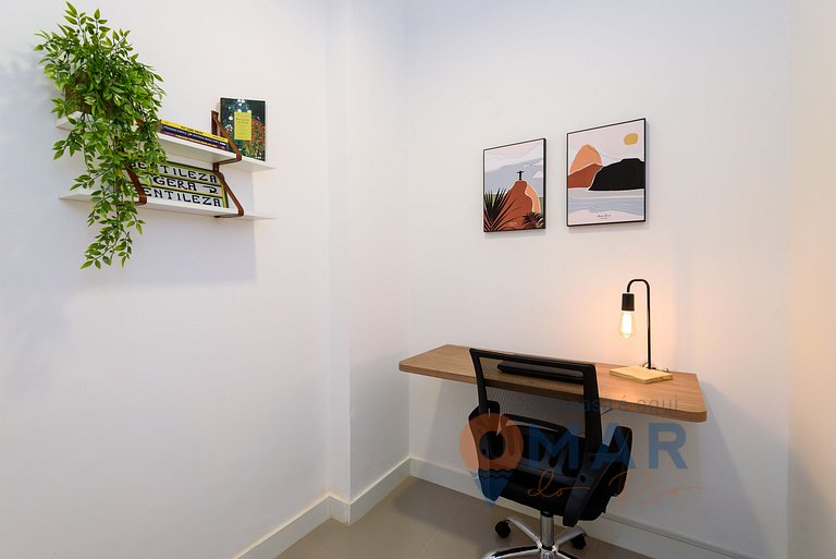 Moderno Apartamento a 300m da Praia | RP 14/307