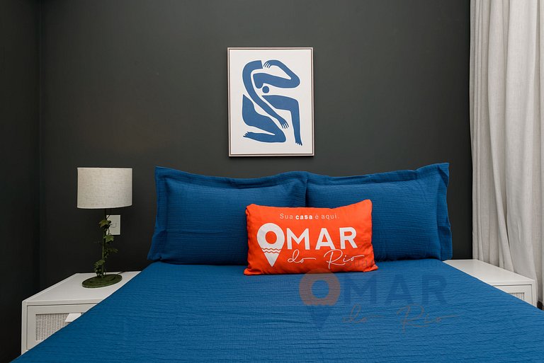 1 Bedroom c/estación de trabajo en Leblon | DMC 24/609