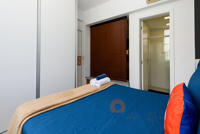 1 Bedroom w/ Workstation in Leblon | DMC 24/609