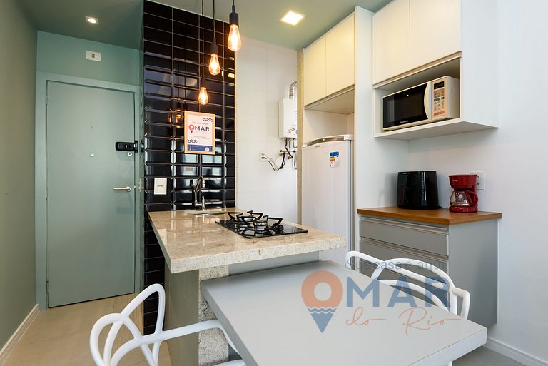 1 Bedroom c/estación de trabajo en Leblon | DMC 24/609