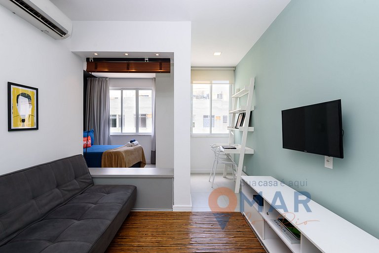 1 Bedroom c/estación de trabajo en Leblon | DMC 24/609