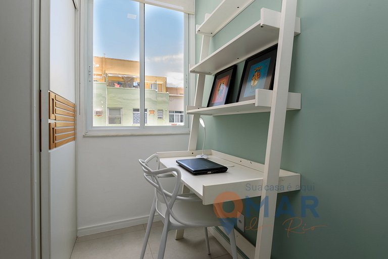 1 Bedroom w/ Workstation in Leblon | DMC 24/609