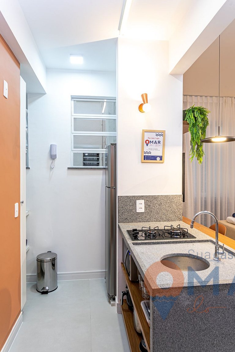 Cozy Studio w/ Bathtub 200m from the Beach | NSC 836/706