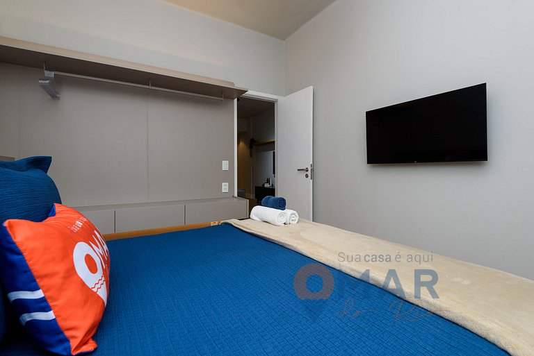 3Qts decorado a 400m da Praia | BR 503/204