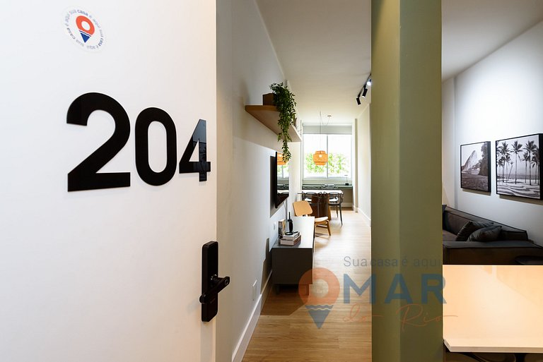 3Qts decorado a 400m da Praia | BR 503/204
