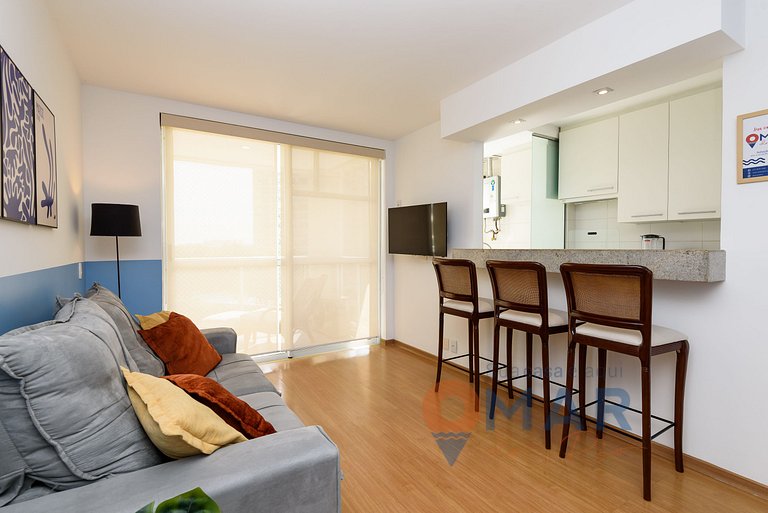 2 Quartos com Garagem e Piscina | FL 960/317