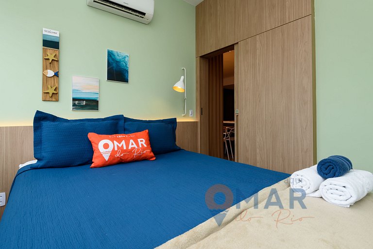 2Qtos com Vista Mar em Copacabana | BL 38/1102