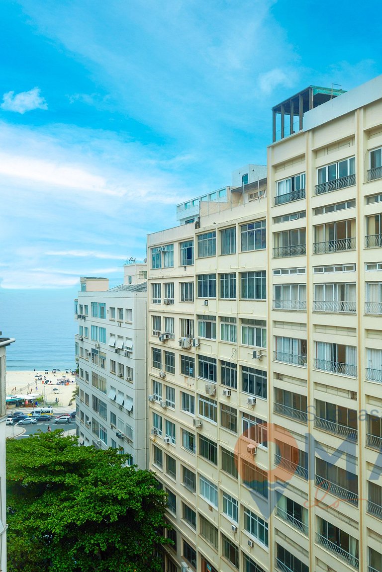 2Qtos com Vista Mar em Copacabana | BL 38/1102