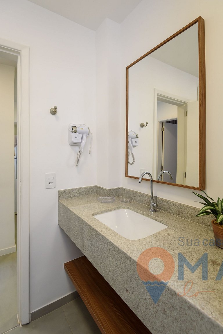 Charmoso Qto&Sala a 200m da Praia | NSC 919/902