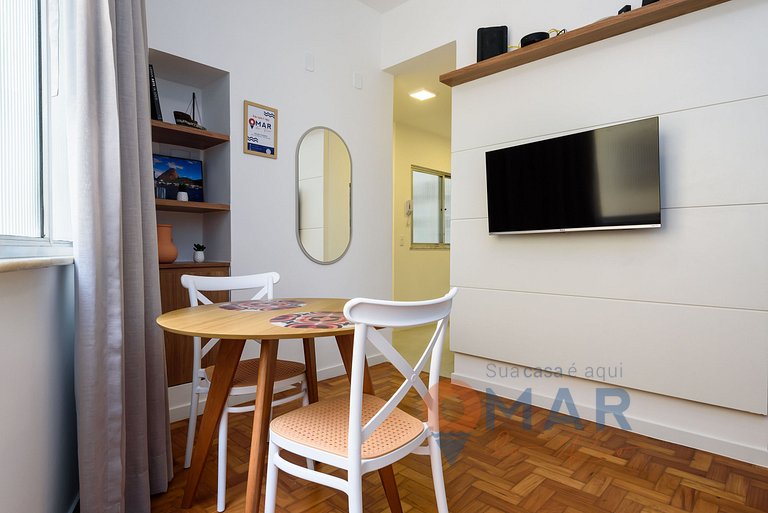 Charmoso Qto&Sala a 200m da Praia | NSC 919/902
