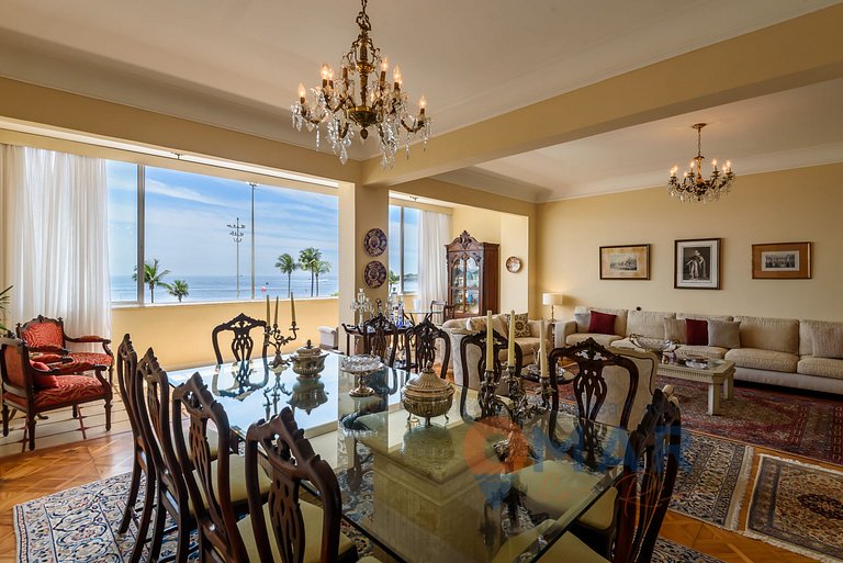 Clássico e Luxuoso 4Qtos a Beira-Mar | A 3484/301