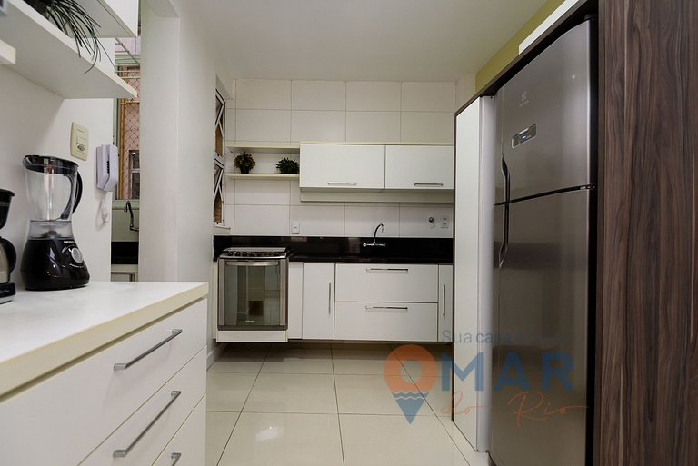 3Qtos a 240m da Praia de Copacabana | RP 186/301