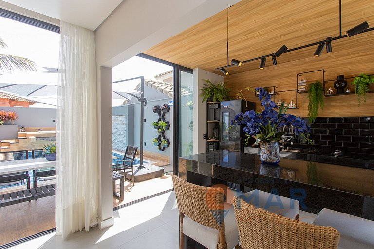 Casa c/ área de recreación, Cabo Frío|Água Viva 27