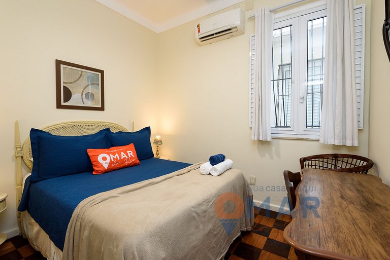 2 Quartos em Ipanema a 350m da Praia| BT 252/202