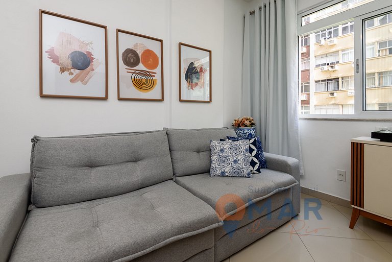 Quarto&Sala Completo a 300m da Praia | NSC 386/402