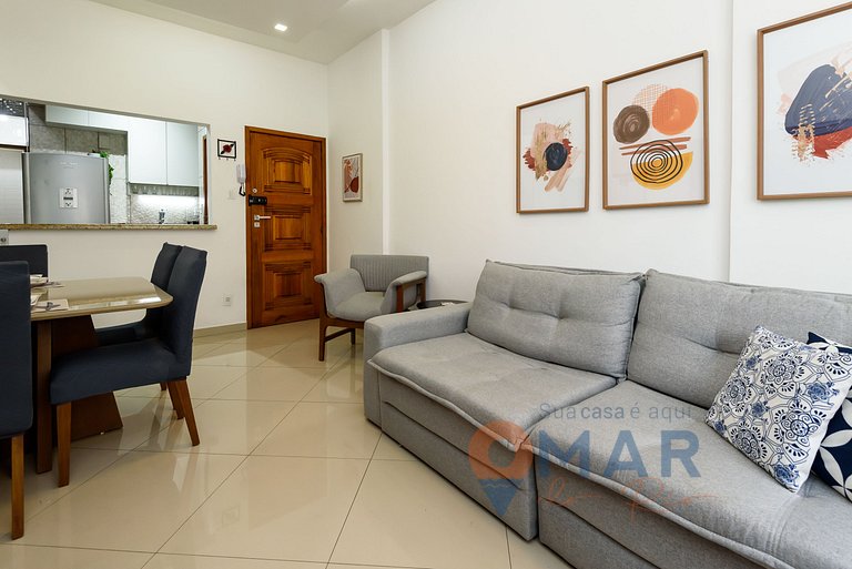 Quarto&Sala Completo a 300m da Praia | NSC 386/402