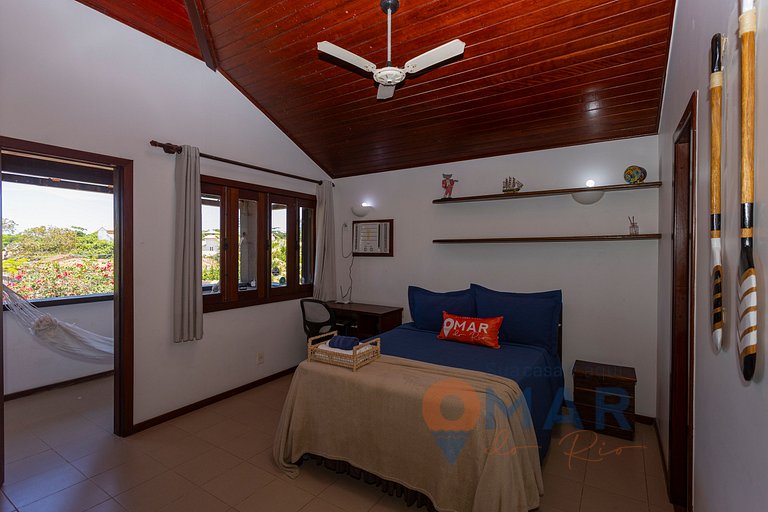 House with 4 Suites and Pool in Búzios | PZ 1214
