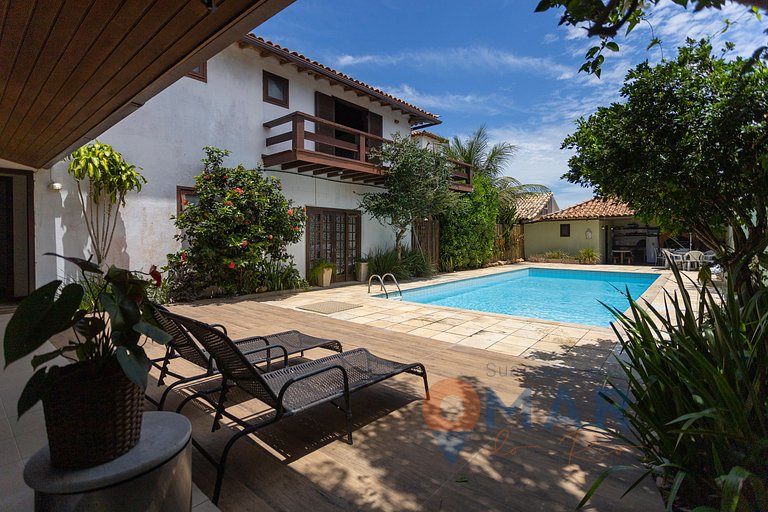 House with 4 Suites and Pool in Búzios | PZ 1214