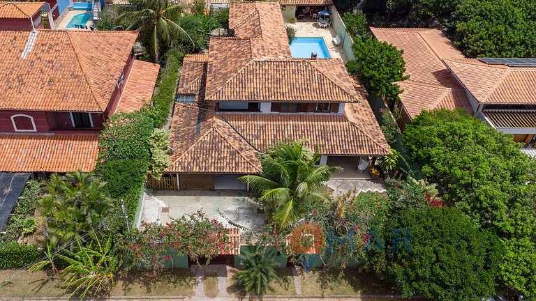 Casa con 4 Suites y Piscina en Búzios | PZ 1214
