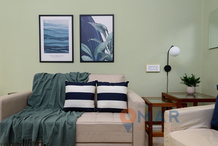 Brisa do Mar: 1 Quarto a 450m da Praia |BR 135/302