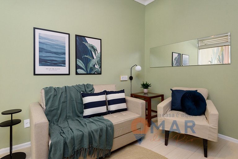 Brisa do Mar: 1 Quarto a 450m da Praia |BR 135/302