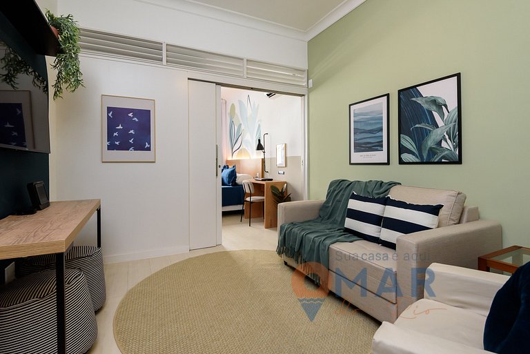 Brisa do Mar: 1 Quarto a 450m da Praia |BR 135/302