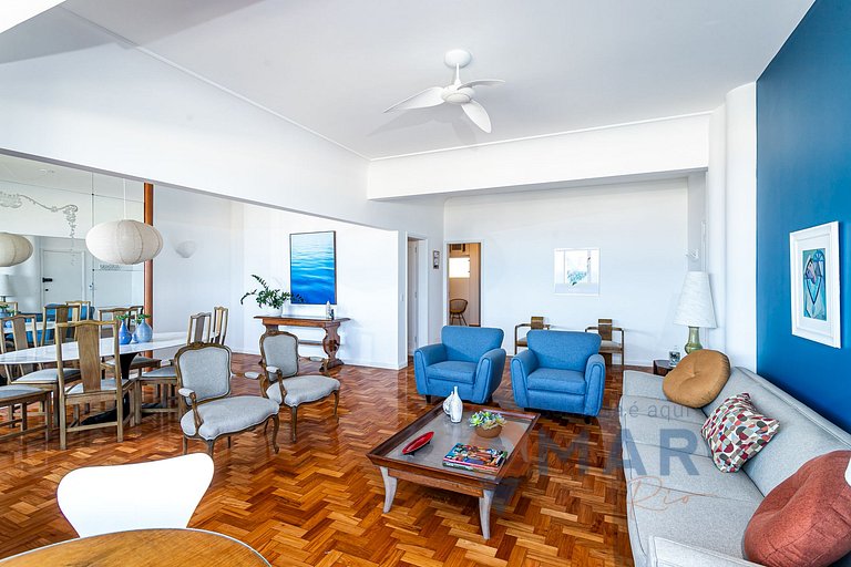 Luxuoso 3Qtos Vista Mar em Copacabana | A 2440/515