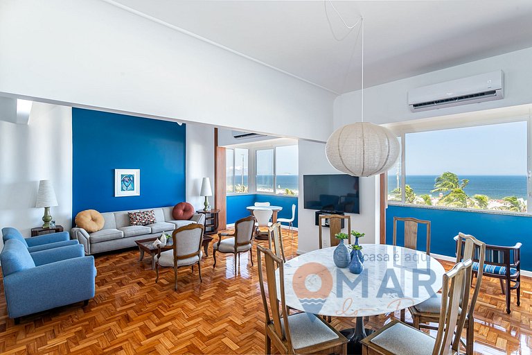Luxuoso 3Qtos Vista Mar em Copacabana | A 2440/515