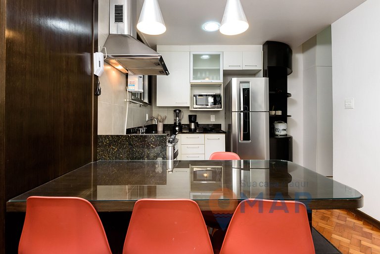 Quarto&Sala a 200m da Praia | NSC 1100/604
