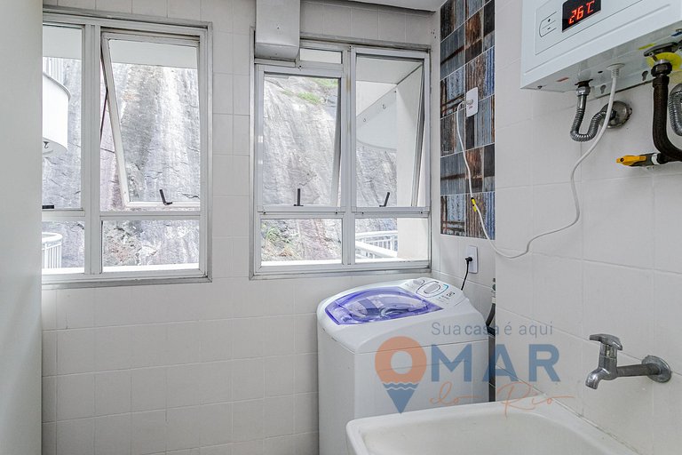 2Qtos com Piscina e Garagem em Botafogo |BV 80/107