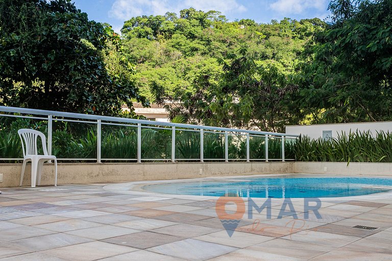 2Qtos com Piscina e Garagem em Botafogo |BV 80/107